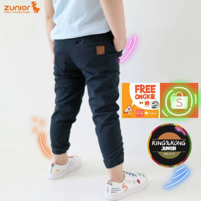 Celana Jogger Anak Premium 1-9 Tahun Zunior