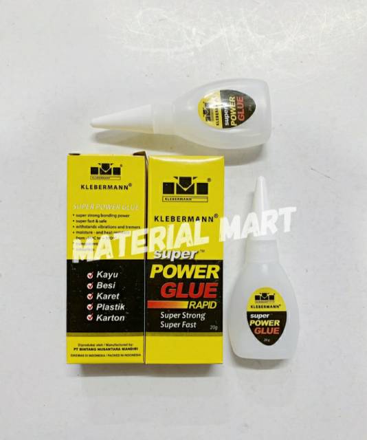 Lem Tetes Klebermann ASLI | Lem Kayu | Lem Cair Korea | Power Glue Ori | Material Mart