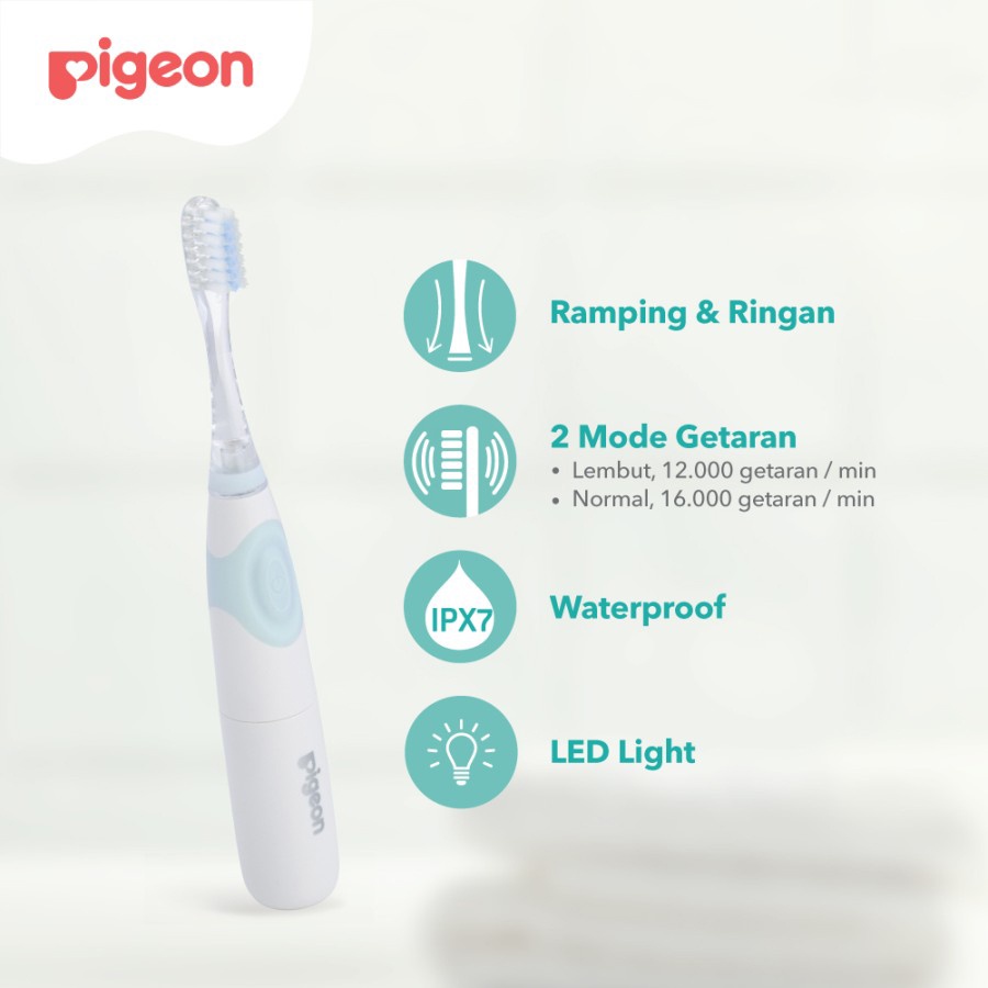 PIGEON ELECTRIC FINISHING TOOTHBRUSH 1 SET