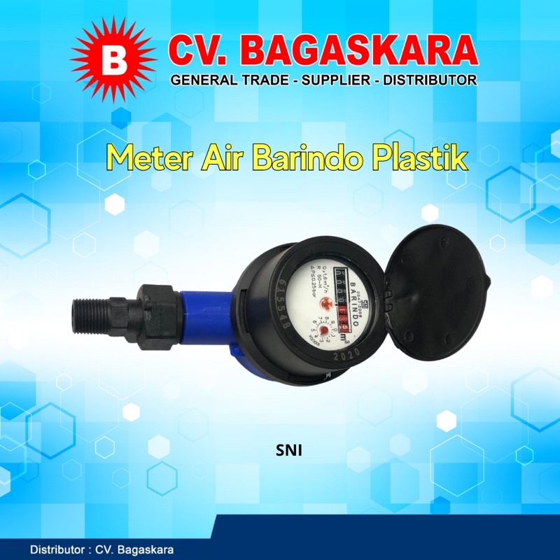 Meter Air Barindo Plastik 1/2” SNI - CV. BAGASKARA