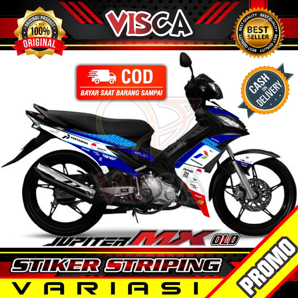 Striping Jupiter Mx Old - Stiker Sticker Striping Variasi Lis Yamaha Jupiter Mx Old - Striping Holog
