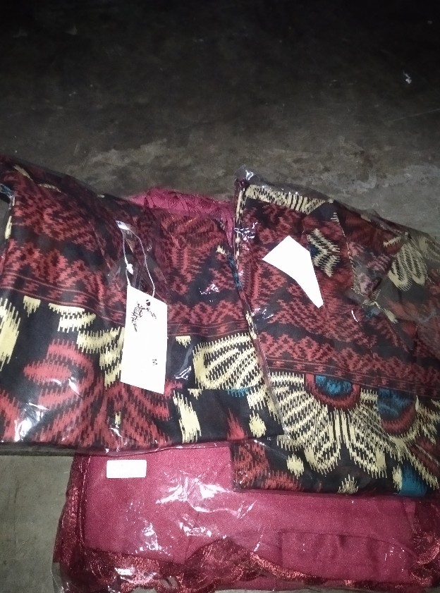 Couple Batik Ayah Anak Motif Kecubung Size Anak Terlengkap