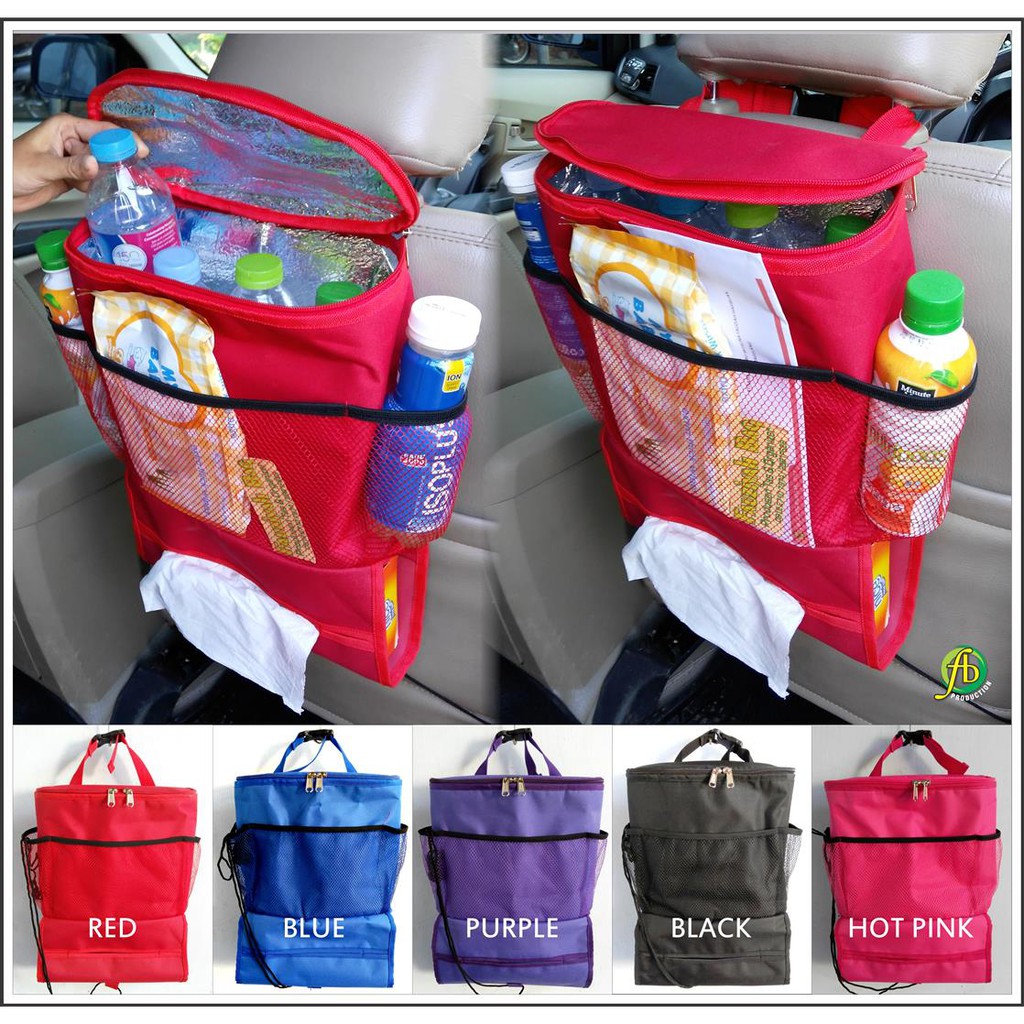 Car Organizer Bottle/Car Seat Organizer Bottle/Seat Organizer/Back Seat Organizer Warna Ungu