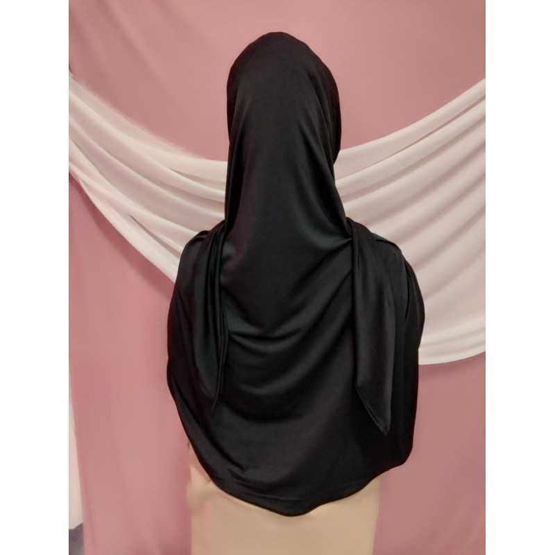 PROMO!!! Hijab Jilbab Instan Kayla Segitiga Nazwa-Hitam