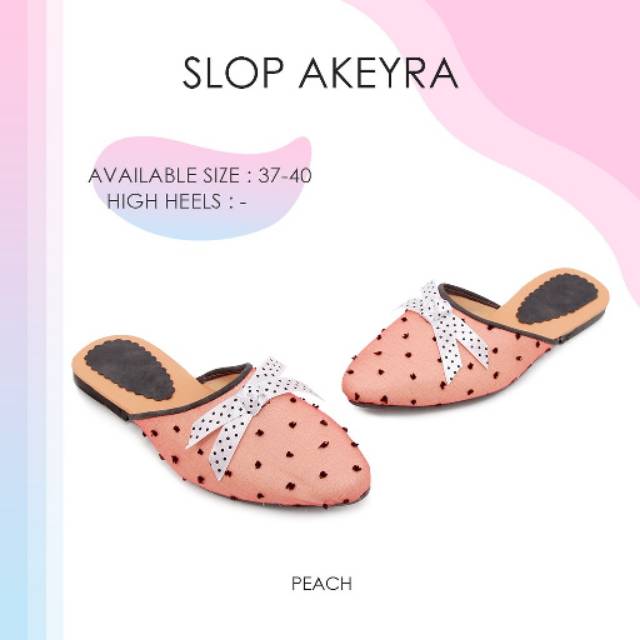 Slop akeyra wanita/slop wanita murah