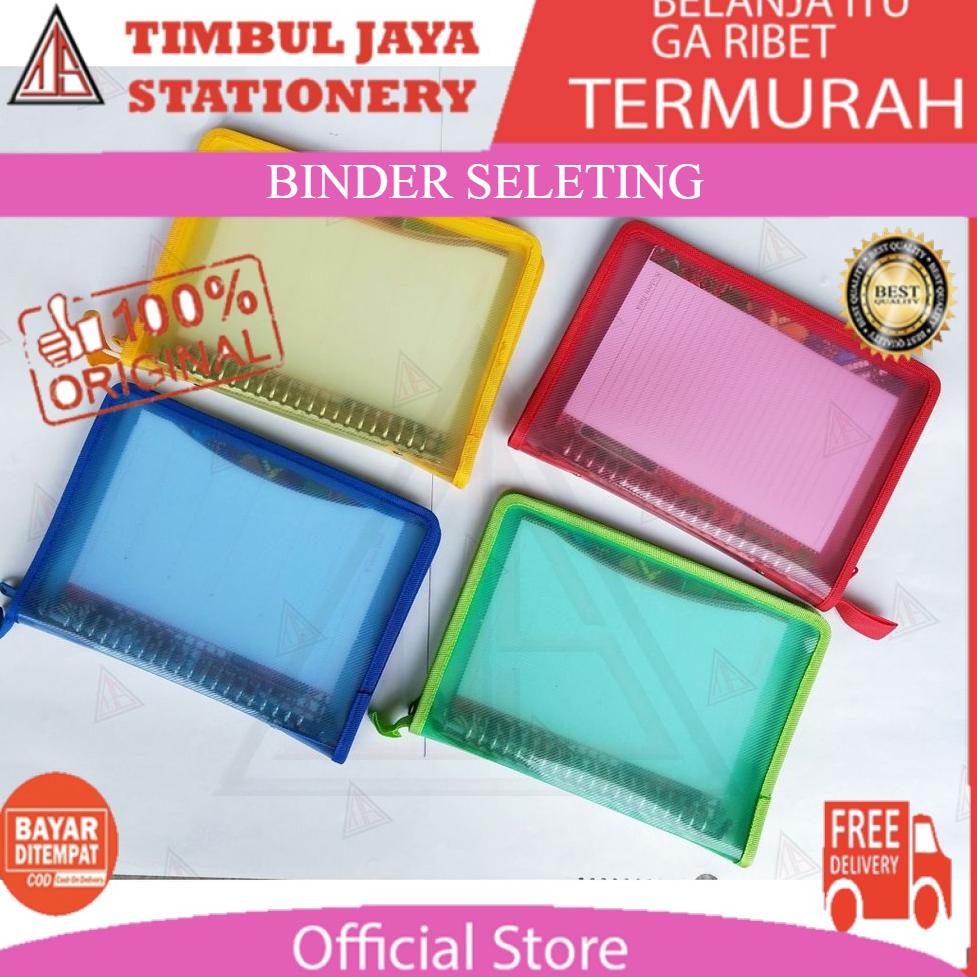 

[KODE PRODUK RWW8D6534] Binder seleting campus polos transparan A5 warna warni