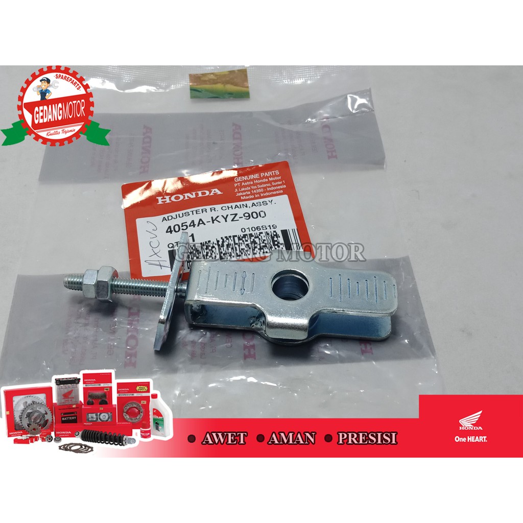 SPANNER PENYETEL RANTAI SUPRA X125 HELM IN ASLI AHM 4054A-KYZ-900