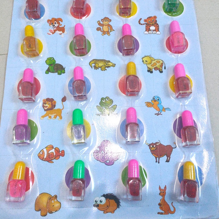 5 Pcs kutek mainan anak perempuan pewarna kuku