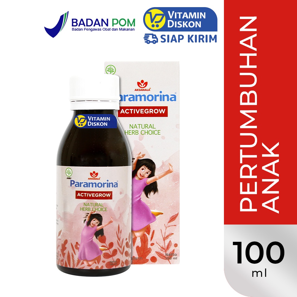 PARAMORINA ACTIVEGROW MADU ANAK SOLUSI TERLAMBAT JALAN DAN TB NAIK - 100ML