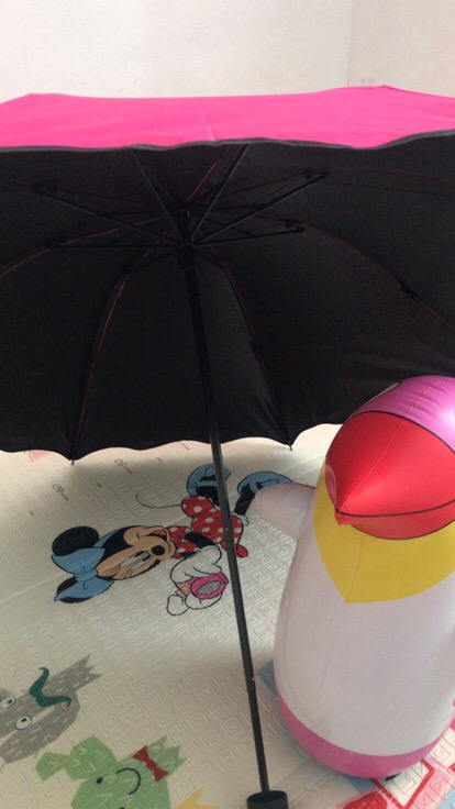 Payung Lipat Sky 3d Magic Premium Korea / Dimensi Lapisan Hitam Anti Uv ( Gelombang )