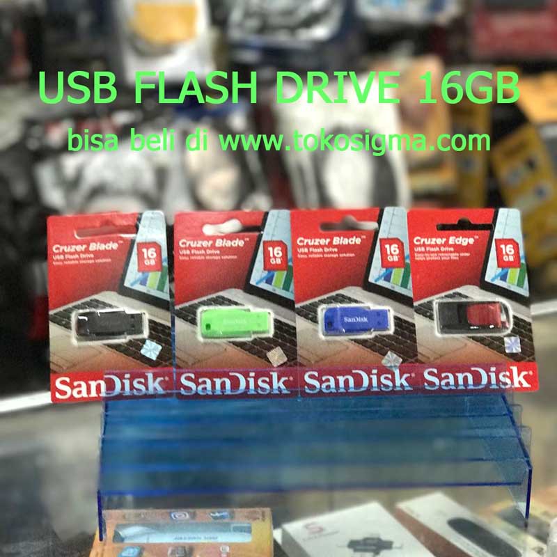 USB FLASH DISK 16 GB merk SANDISK ORIGINAL