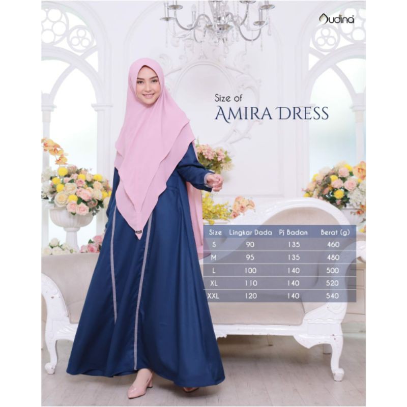 Amira Dress ORI Audina/Gamis Amira Audina/Gamis Toyobo