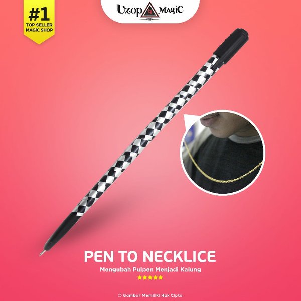 

Pen to Necklace - Alat Sulap Pulpen Jadi Kalung - Uzop Magic Shop