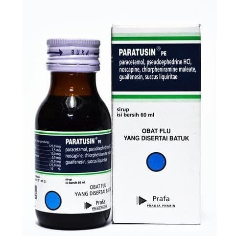 Paratusin Obat Batuk Pilek dan Demam Sirup 60 ml