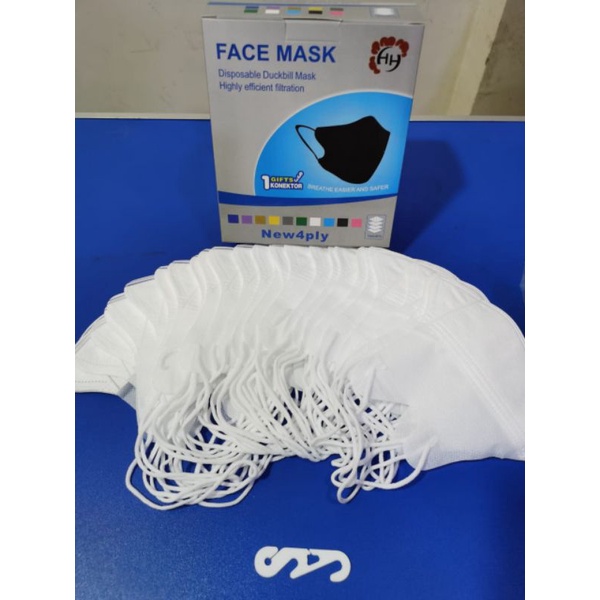Duckbill 4ply face mask