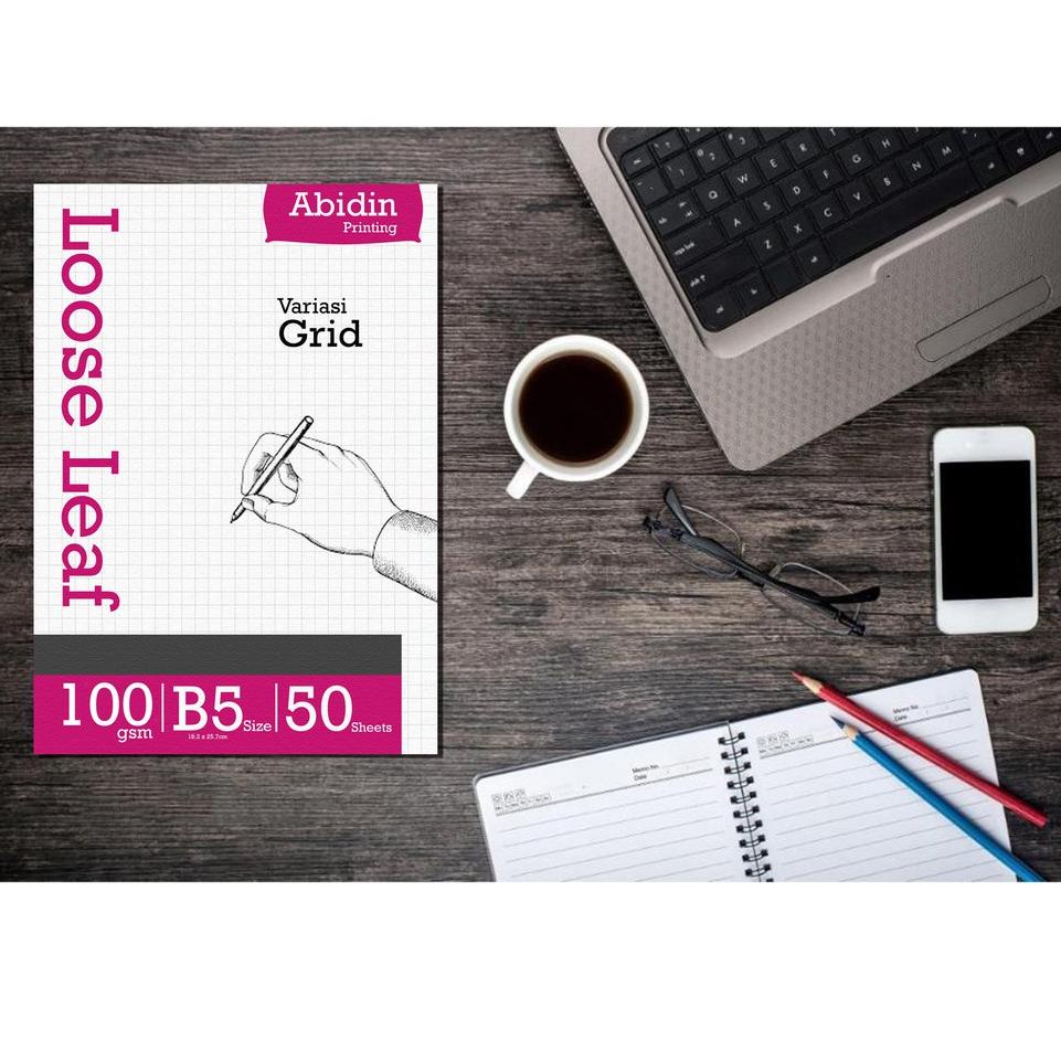 

Bukan Barang KW NEW Loose Leaf 100 GSM B5 Grid/Dotted (Premium) Free Bubble ★