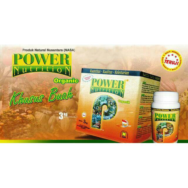 Pupuk obat pertanian buah dan sayur power nutrition nasa nutribost percepat buah