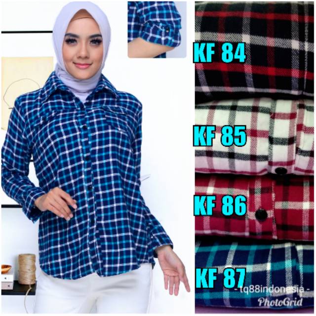 Kemeja flanel cewek/kemeja flanel /kemeja kotak cewek/hem kotak/kemeja cewek/kemeja kotak/hem cewek