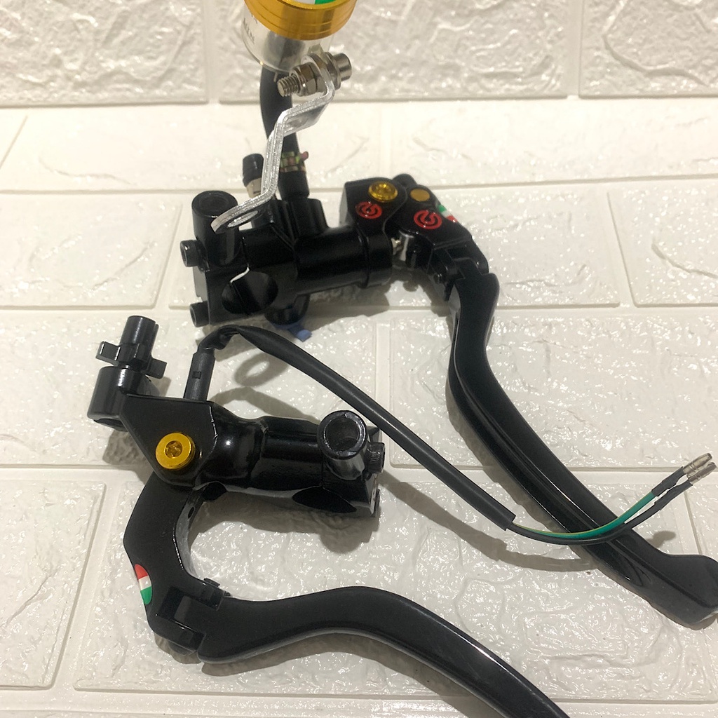 Master rem brembo izumi new full black tabung kaca cnc klx crf dtracker ninja rxking vixion dll