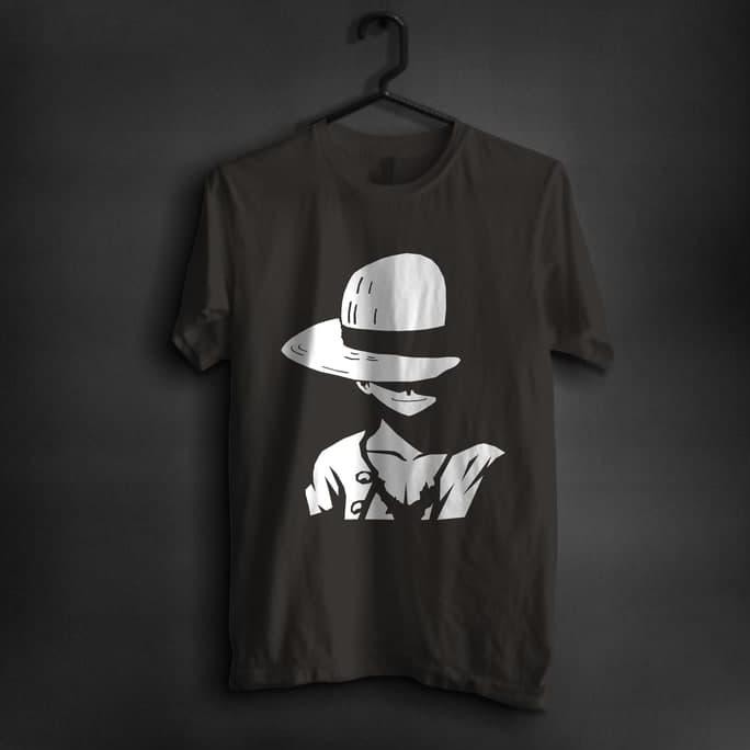 Super Sale KAOS T-SHIRT ANIME ONE PIECE LUFFY SMILE Murah Banget