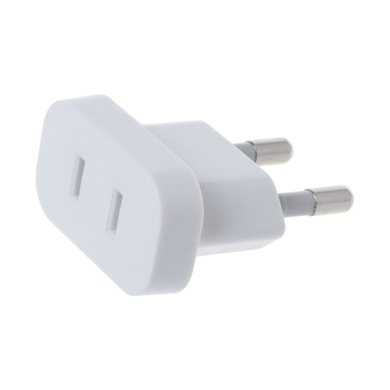 Vivi Adapter Konverter Power Socket Plug Us Jack Ke Eu 4mm Untuk Travel