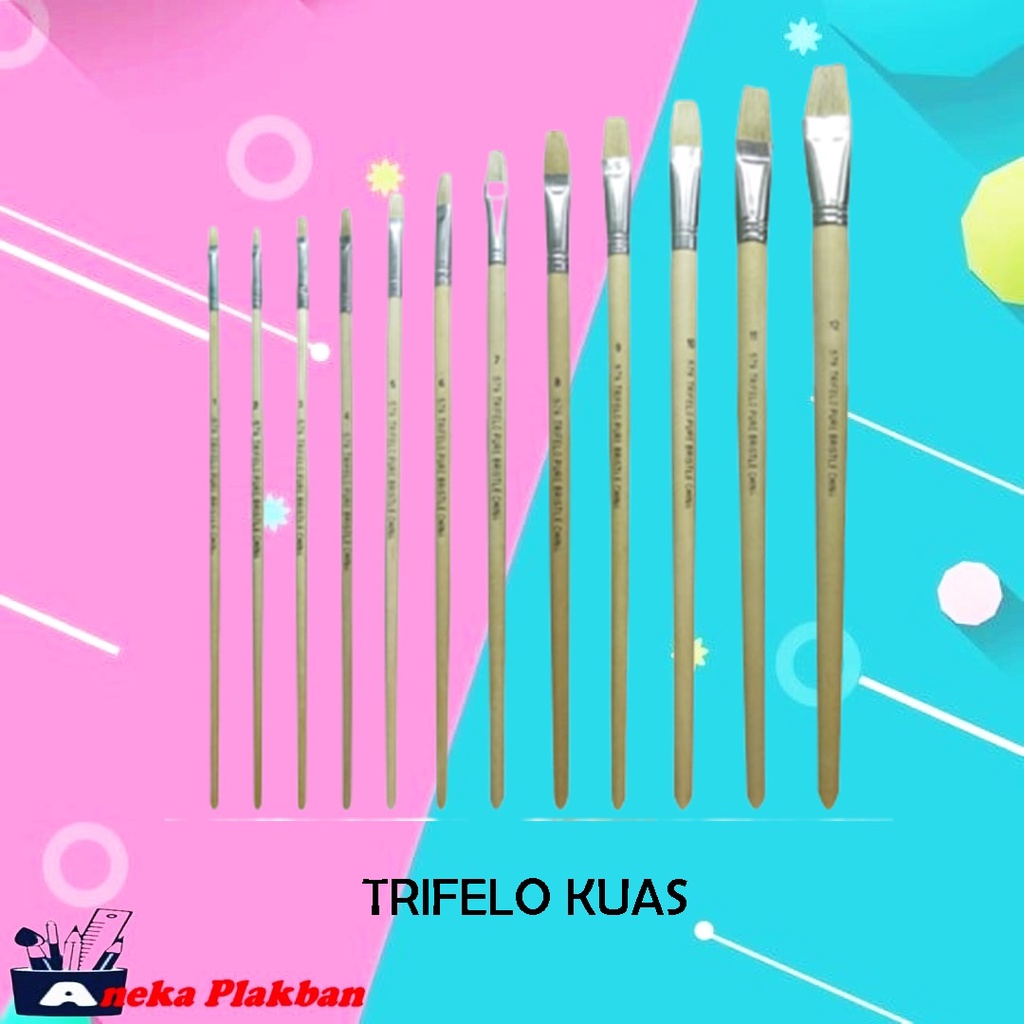 

[PCS] TRIFELO KUAS CAT AIR / CAT ACRYLIC / CAT MINYAK