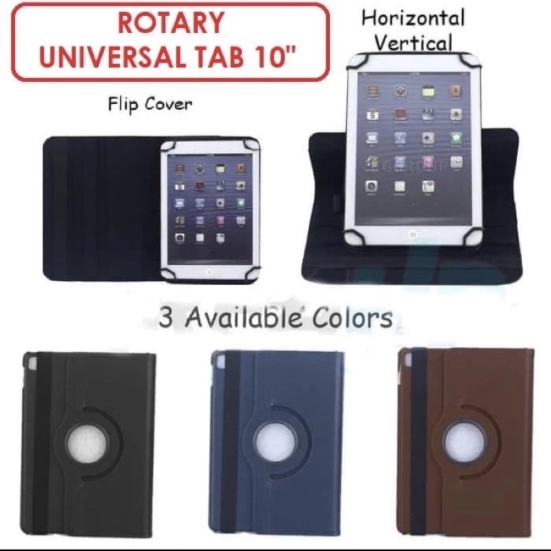 Olike Edu Tab Tablet E3 10 Inch Rotary Leather Flip Book Cover Case