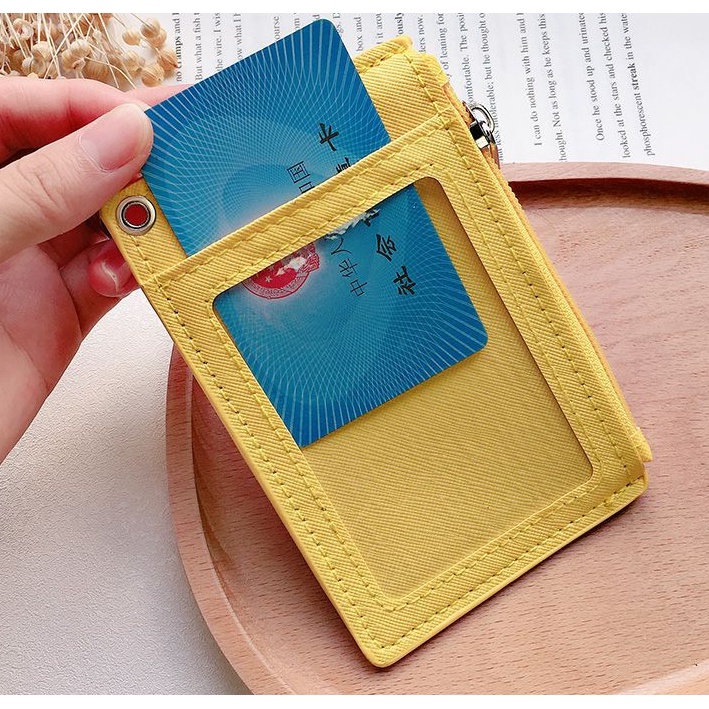 

Terlaris ✨ - MS050 Name Tag ID Card Holder/Gantungan Kartu Nama/Tali ID Card 3 Slot dengan Tempat Coin3.1.23