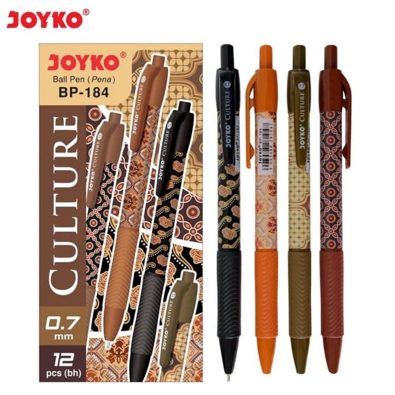 

Barang Istimewa Pulpen Joyko Bp - 184 ( Batik) Culture / (12pcs) .,.,.,..,