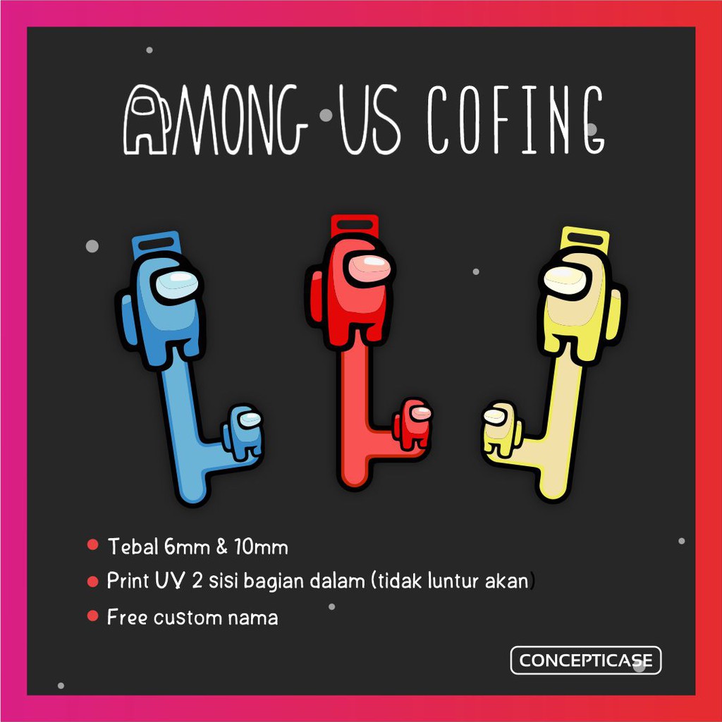 Among Us Corona Finger Cofing Finger Extension