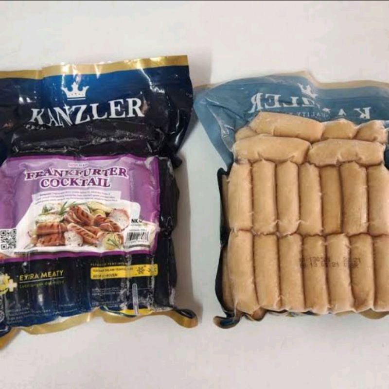 

Kanzler Sosis Ayam Frankfurter Cocktail 500 gr