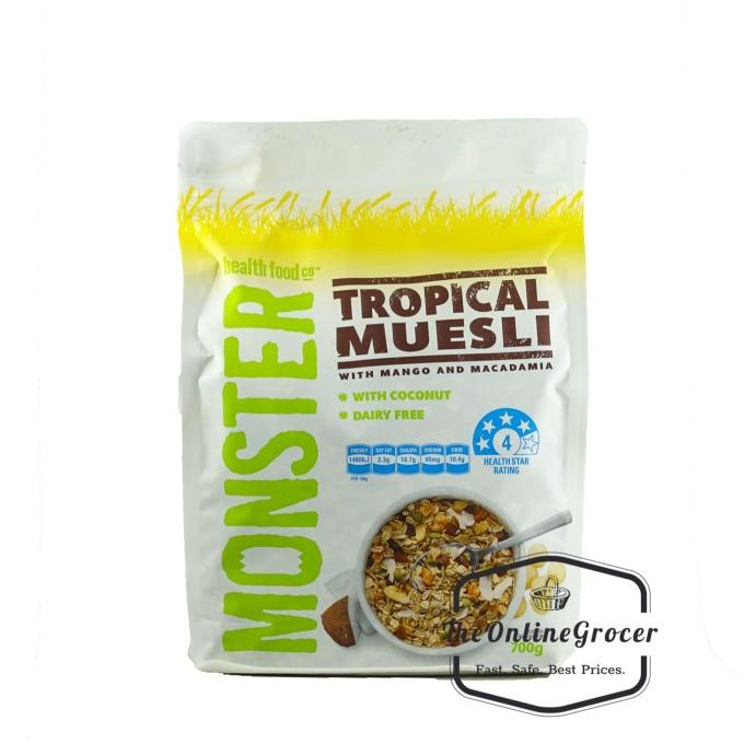 

Cuci Gudang Awal Tahun Monster Tropical Muesli with Mango and Macadamia Nut 700gr Cuci Gudang Awal Tahun