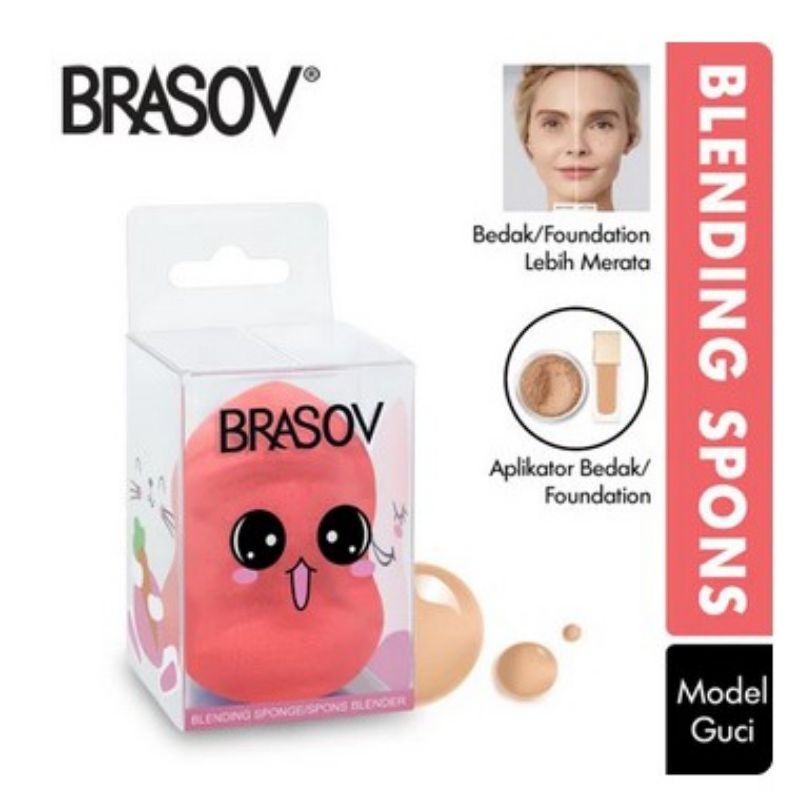 Brasov Beauty Blender | Sponge Blending | Egg | Tear Drop | Guci