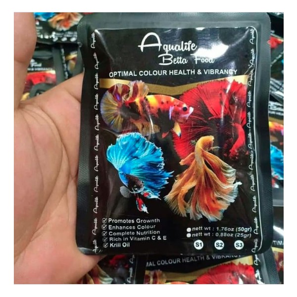 Pelet Aqualife Betta Food Pellet Pakan Makanan Ikan Cupang Aqua Life