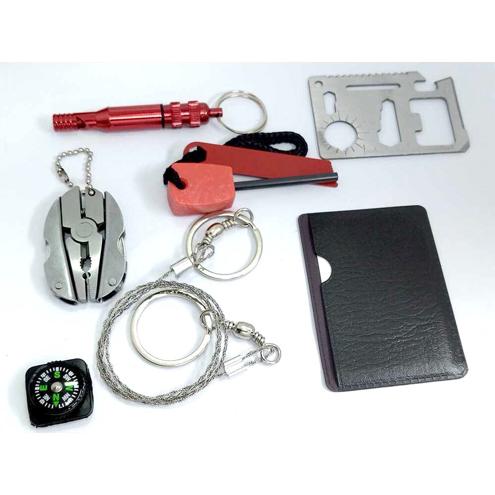 Set Perlengkapan Petualang Tool Kit Earthquake Emergency Outdoor Survival