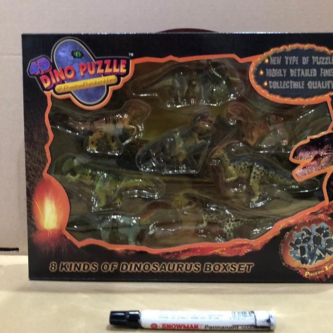 diskon puzzle Ty 4D Dino Puzz 8 pcs 100% original, (180.000)