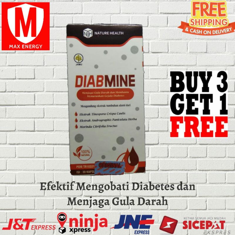 

Diabmine Obat Herbal Diabetes dan Gula Darah Alami Original