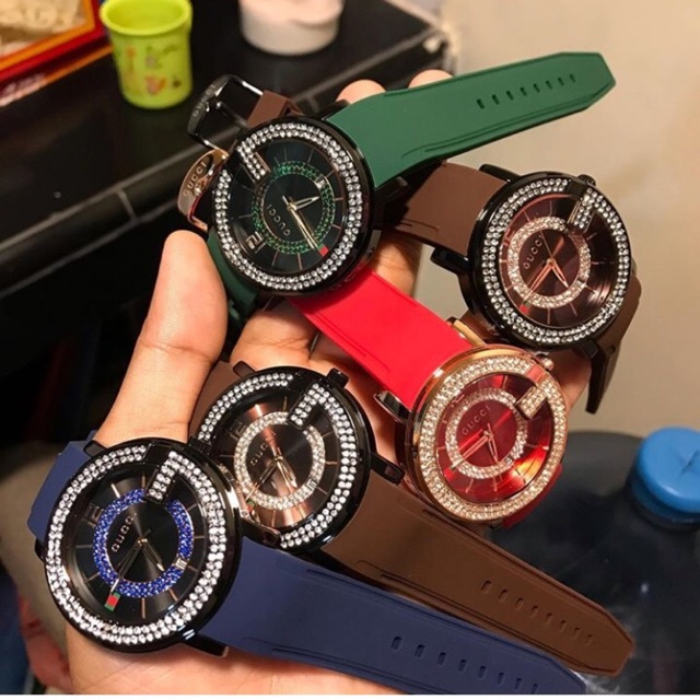 JAM TANGAN GUCI KEREM IMPORT