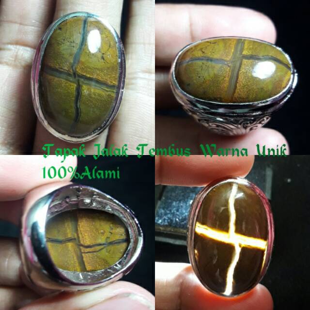 NATURAL BATU AKIK TAPAK JALAK TEMBUS ANTIK UNIK PILIHAN ITEM KOLEKTOR ASLI ALAMI 070