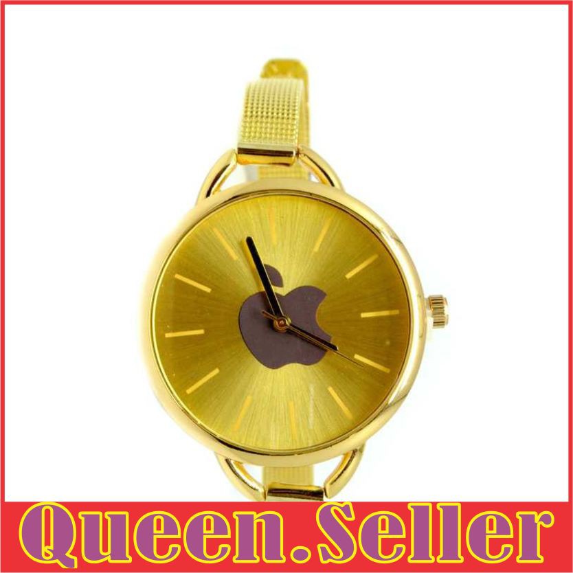 QS827 fashion wanita jam tangan wanita ORIGINAl Jam Tangan Wanita Logo Apple