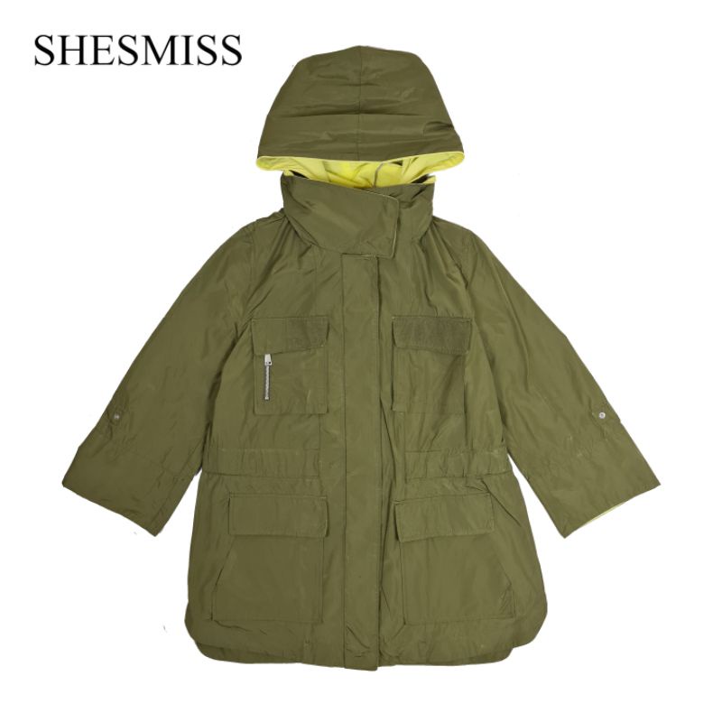 jaket parka fashion SHEMISS wanita army MILITARY second murah preloved