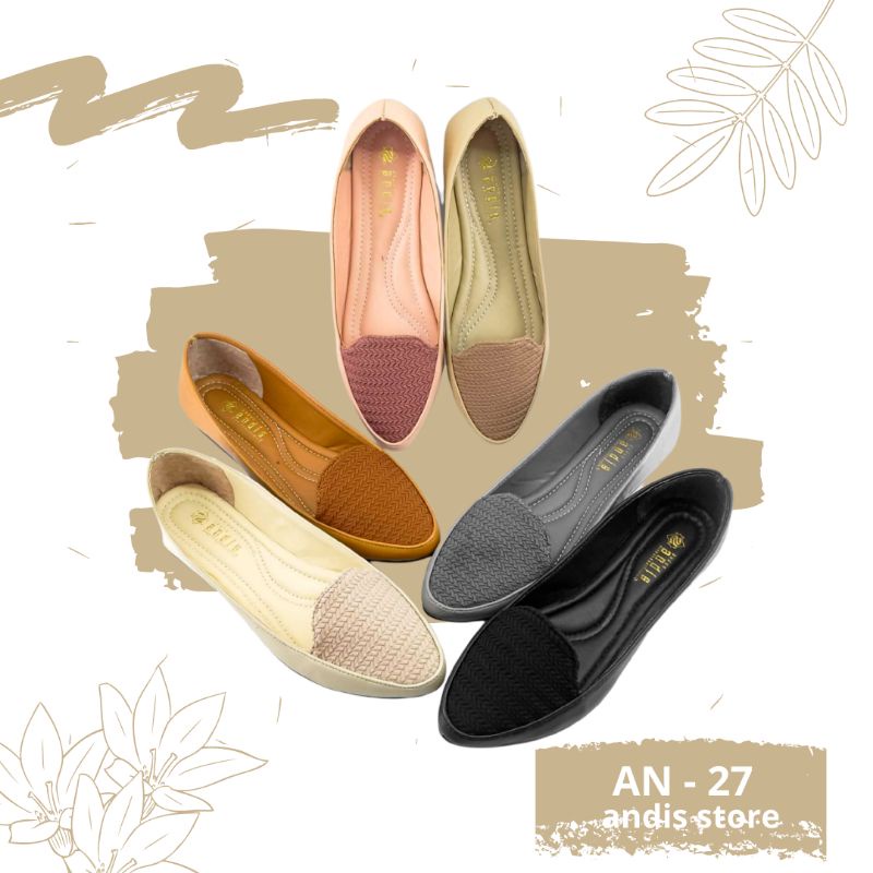 Sepatu Wanita Flatshoes andis combi dixxi AN 27