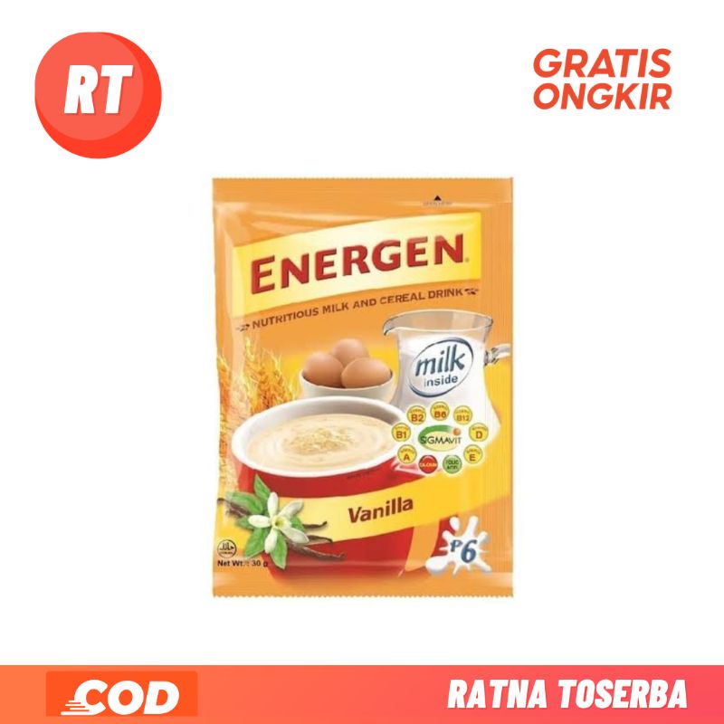 

Energen Sereal Rasa Vanila 30 Gr Sachet