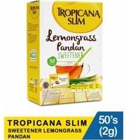 

Tropicana Slim Lemongrass Pandan Sweetener 50's