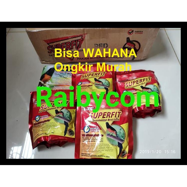 Readystock Voer Superfit Red Pakan Murai Batu Lomba Ternak Pur Makanan Burung Barang Berkualitas