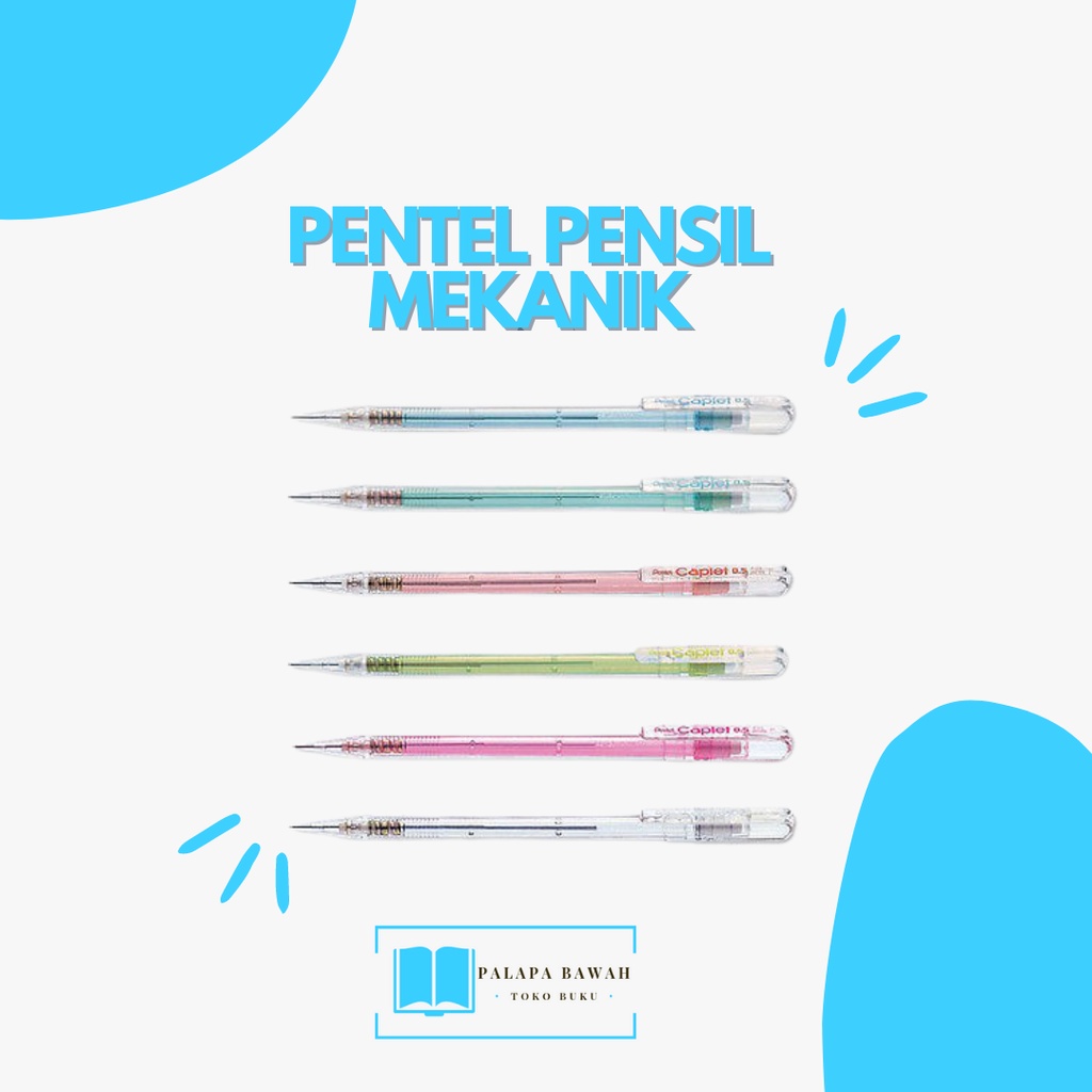 

Pentel pensil cetrek 0,5 / PENSIL MEKANIK CAPLET 0,5
