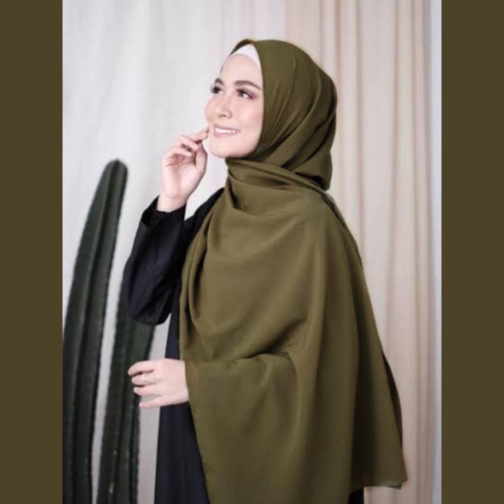 HIJAB PASMINA SABYAN DIAMOND POLOS TERMURAH 150 X 75 JAHIT TEPI - KERUDUNG PASHMINA SABYAN TERMURAH