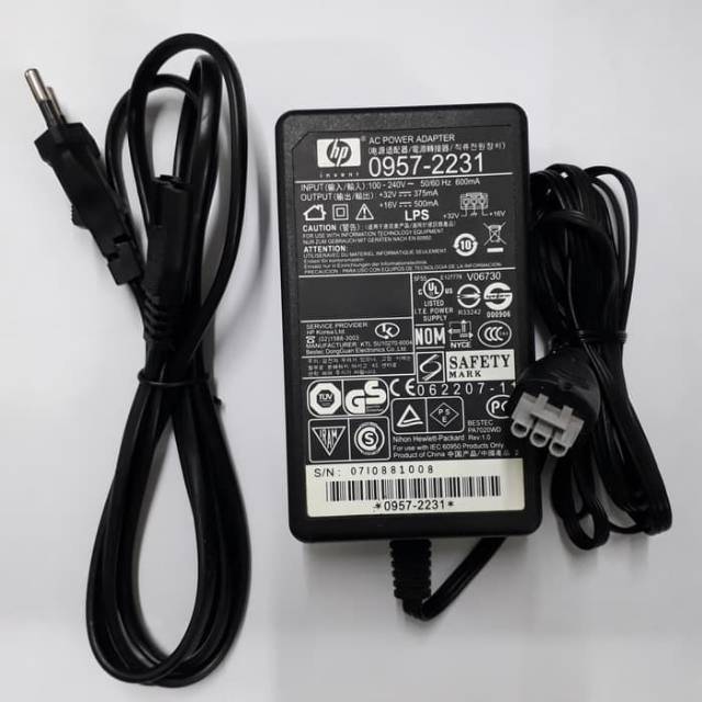 Jual Adaptor Printer HP Deskjet AllinOne F2128 F2180 F2276 F2288