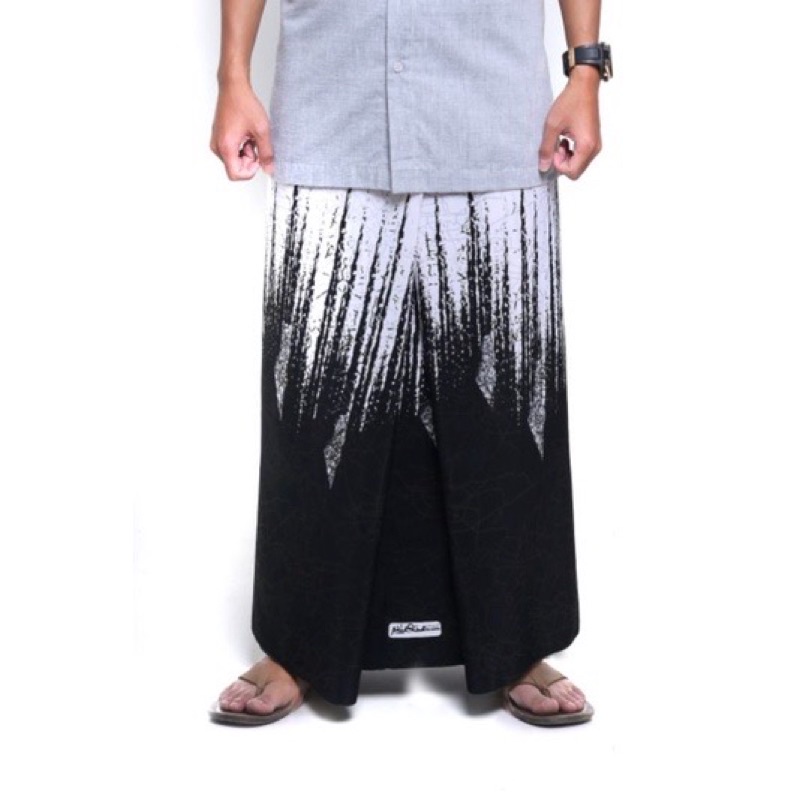 Sarung Maba Rabbani - Sarung Rabbani Palestine - Sarung Rabbani Palestina - Sarung Hitam putih - Sar