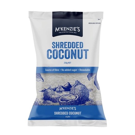 

mckenzie's shredded coconuts 215 gr | biji | kacang | kelapa